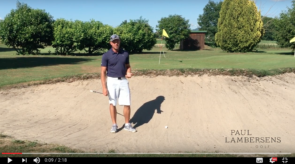 golf bunker leçon cours astuce