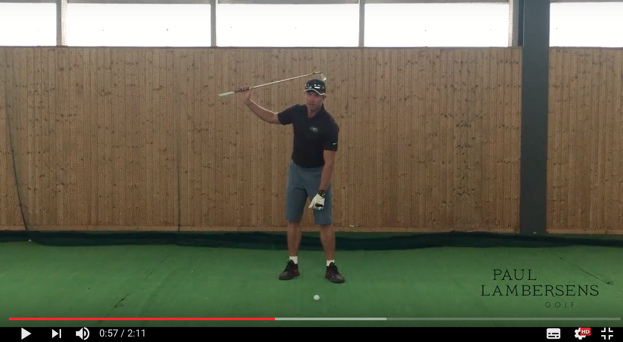 Coordonner les bras et le corps pendant le swing (vidéo) Paul Lambersens Cours de golf