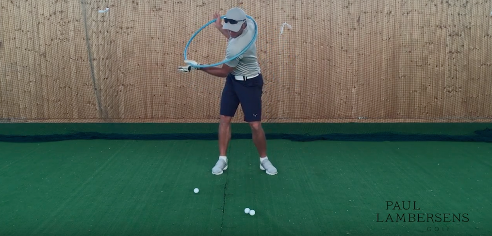 exercice golf angle backswing plan