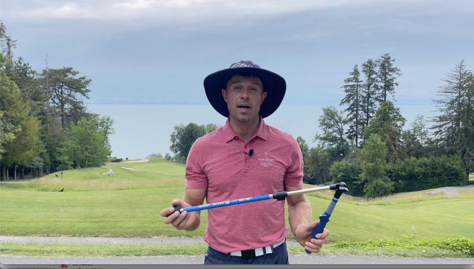 Test du golf swing trainer Paul Lambersens Cours de golf